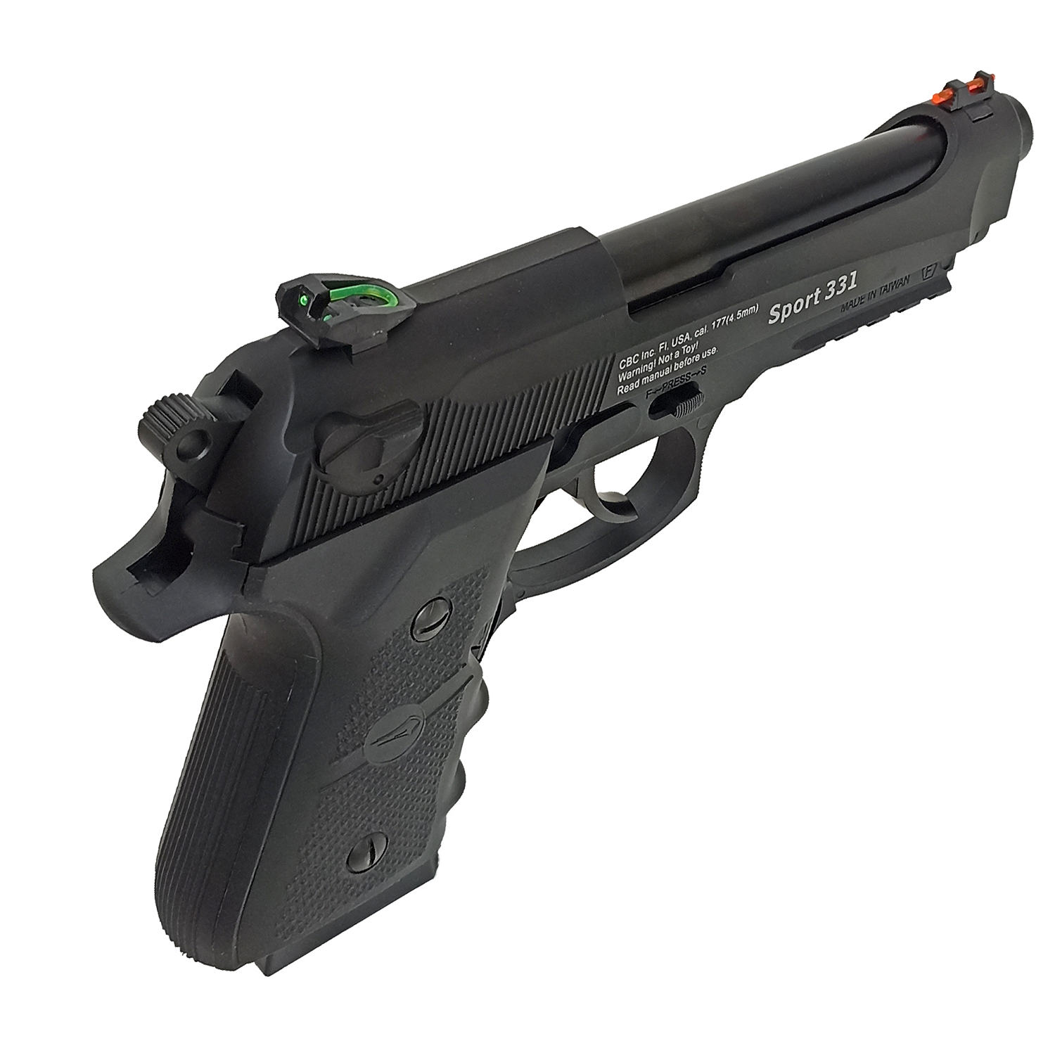 Пистолет пневматический Borner Sport 331 (баллоны 3 шт + шарики 250 шт)