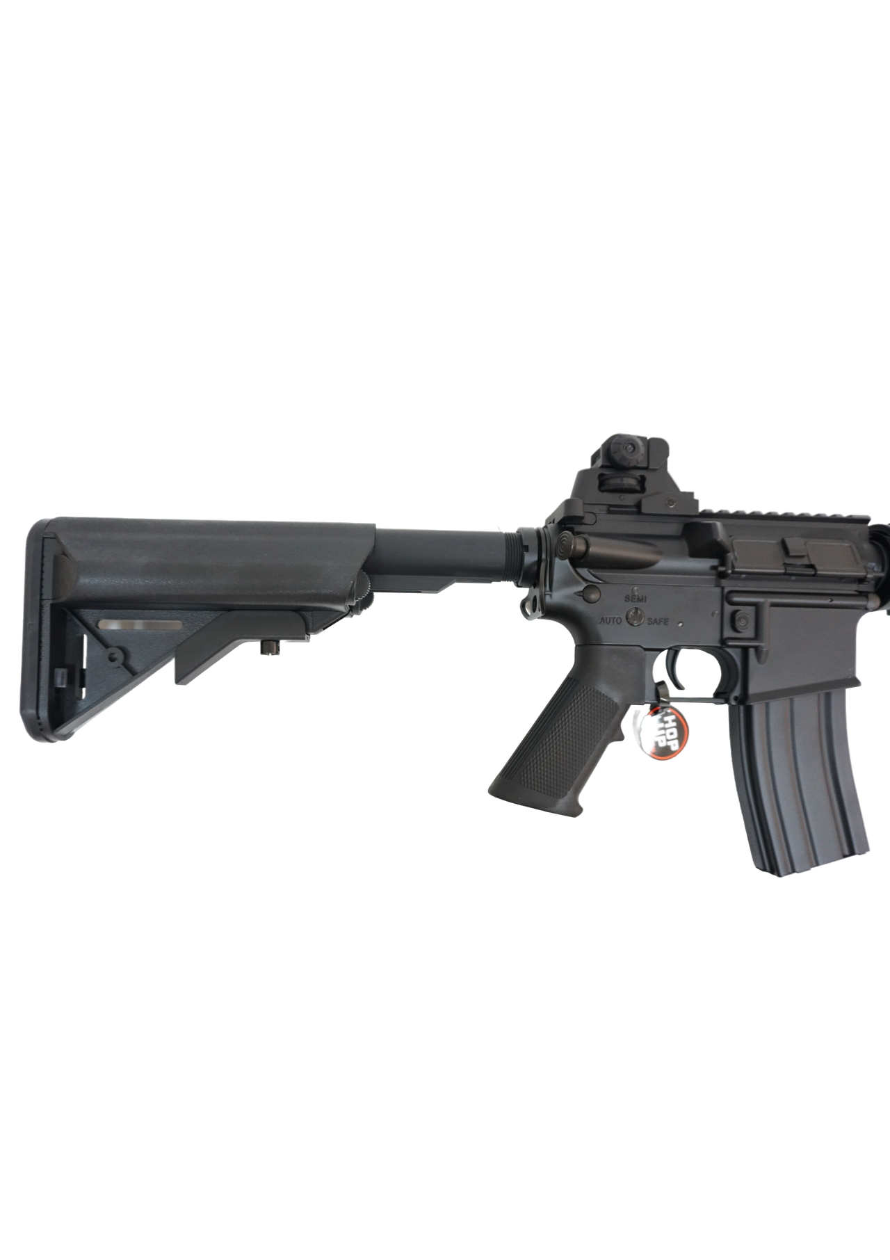 Автомат страйкбольный (Cyma) CM002 M4CQB металл, черный пластик, складной приклад, ЗУ, АКБ