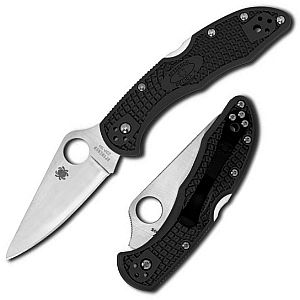 Нож Spyderco Delica Flat Ground 11FPBK