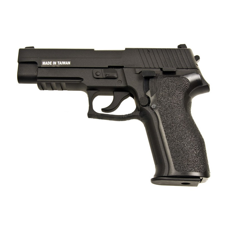 Пистолет страйкбольный (KJW) P226 KJW GBB, черный, металл, KP-01.GAS GP404
