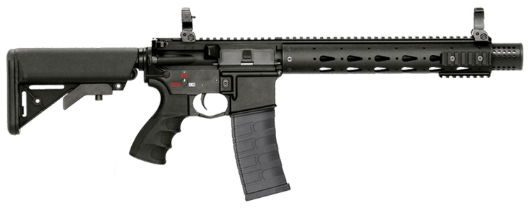 Автомат страйкбольный (G&G) GC16 FFR 12" SD, body - metal (130-140 m/s) EGC-016-FSD-BNB-NCM