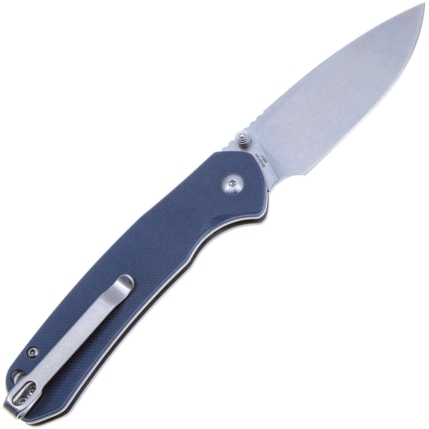 Нож CJRB Pyrite J1925-GY, рукоять серая G10, AR-RPM9