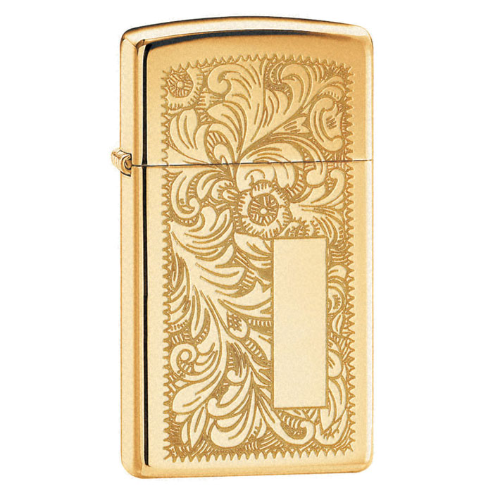 Зажигалка Zippo 1652B Slim Venetian Brass