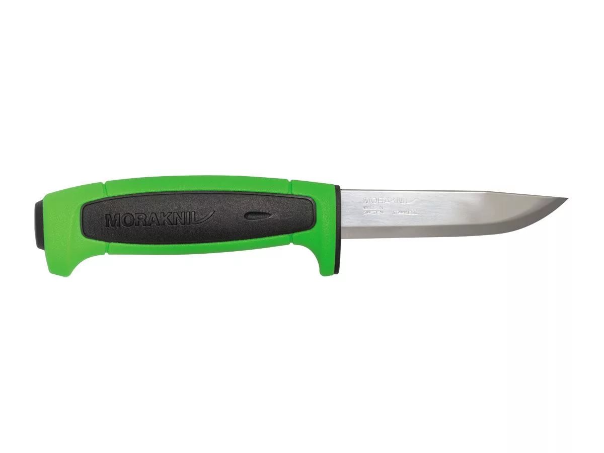 Нож Morakniv Basic 546 рукоятка зеленая, вставка черная