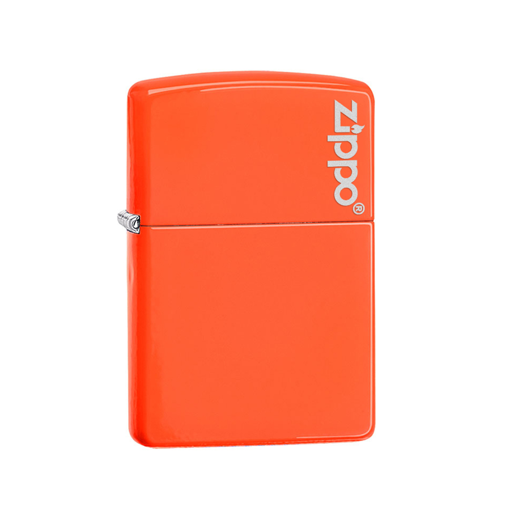 Зажигалка Zippo 28888ZL Neon Orange Zippo Logo