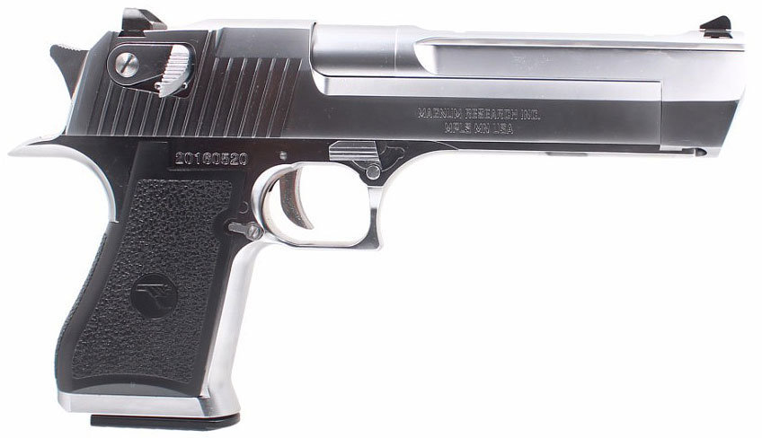 Пистолет страйкбольный (WE) DESERT EAGLE, металл, SILVER глянцевый WE-950507