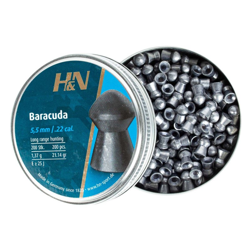 Пули пневаматические "H&N Baracuda" калибр 5,5 мм, вес 1,37 г (200 шт)