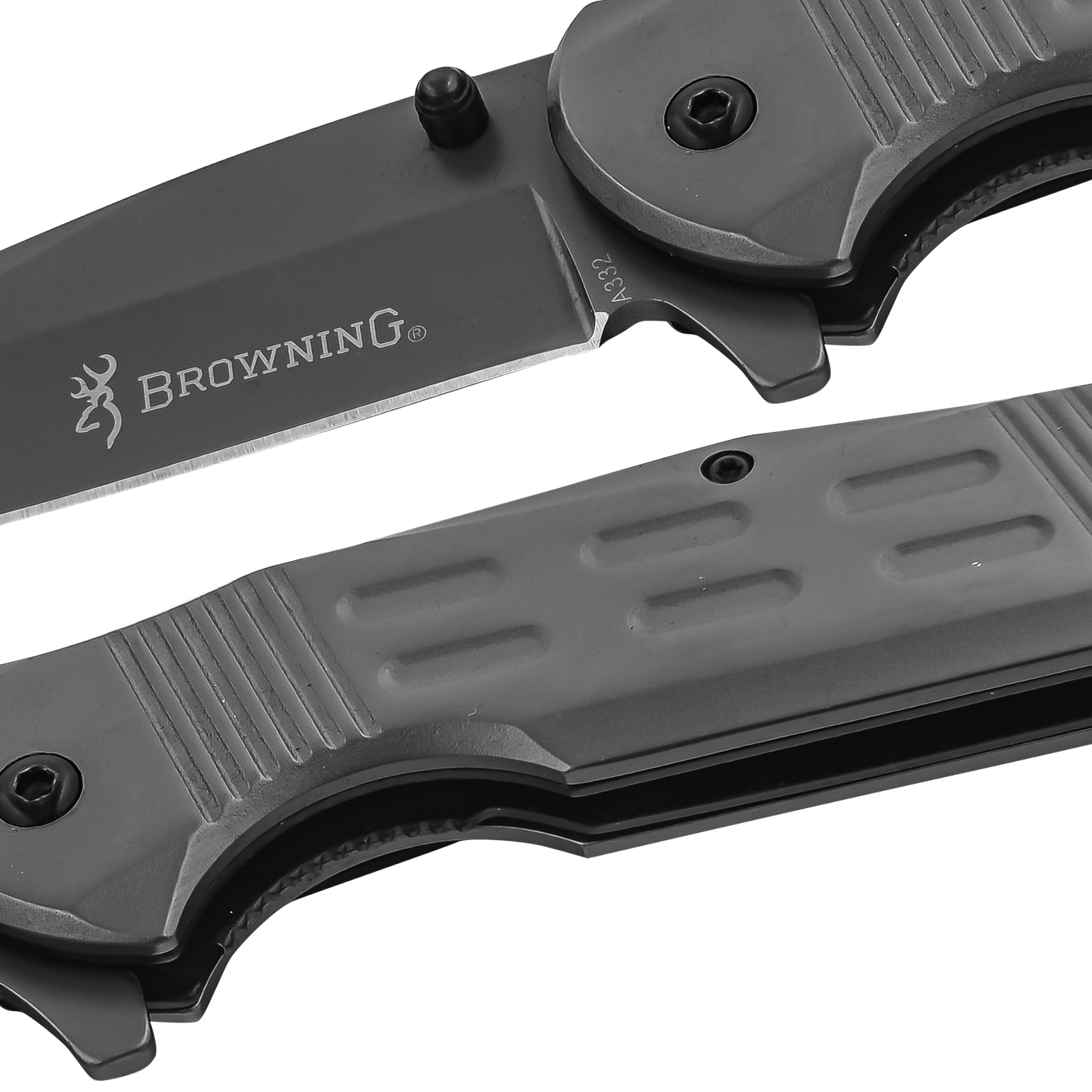Нож складной Voenpro Browning A332 Gray Titanium