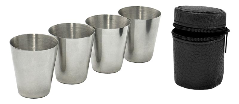 Набор рюмок в чехле 4шт FS35-1KN4