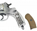 Пневматический револьвер Gletcher NGT F Silver (Наган) 4,5 мм