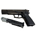 Пистолет пневматический EKOL ES 66 Black (металл) (баллоны 3 + шарики 250)