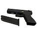 Пистолет страйкбольный (WE) Glock-18 gen3, авт, металл слайд WE-G002A-BK / GP617A