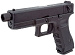 Пистолет страйкбольный (KJW) Glock G18 GBB CO2, KP-18TBC.CO2-BK