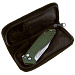 Нож CJRB Riff J1928-MGN, рукоять зеленая микарта, AR-RPM9