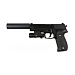 Пистолет страйкбольный (Galaxy) SIG Sauer 226 с глушителем и ЛЦУ G.26А SPRING