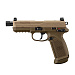Пистолет страйкбольный (Tokyo marui) FNX-45 Tactical GBB, пластик, тан