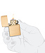 Зажигалка Zippo 204B BRUSH BRASS