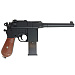 Пистолет страйкбольный Stalker SA96M Spring (Mauser C96), 6 мм