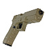 Пистолет страйкбольный (Cyma) CM030(TN) Glock 18C TAN