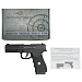 Пистолет пневматический Borner W119 (аналог Glock 17)