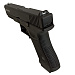 Пистолет страйкбольный (KJW) Glock G17 GBB GAS, ствол с резьбой, металлический слайд, модель - KP-17-TBC.GAS