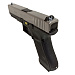 Пистолет страйкбольный WE Glock 17 Gen4, хром, WE-G001B-SV