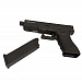 Пистолет страйкбольный (KJW) Glock G17 GBB GAS, ствол с резьбой, металлический слайд, модель - KP-17-TBC.GAS