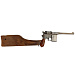 Пистолет страйкбольный (WE) Mauser 712, SILVER, металл, короткий магазин, WE-712-SV