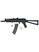 Автомат страйкбольный (Cyma) CM045, RKC-74У (АКС-74У), AEG, металл, черный пластик, ЗУ, АКБ