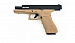 Пистолет страйкбольный KJW Glock 17 бежевый, KP-17.CO2-TAN
